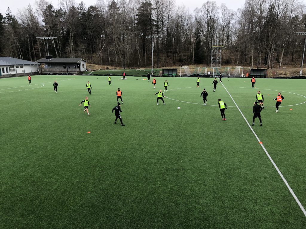 Gais tränar på Gaisgården